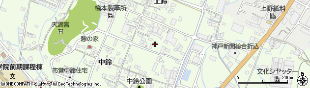 兵庫県姫路市四郷町上鈴253周辺の地図