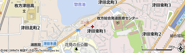 大化工業社員寮周辺の地図