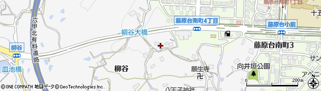 兵庫県神戸市北区八多町柳谷886周辺の地図