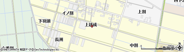 愛知県西尾市一色町中外沢周辺の地図