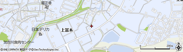 兵庫県加古川市志方町上冨木469周辺の地図