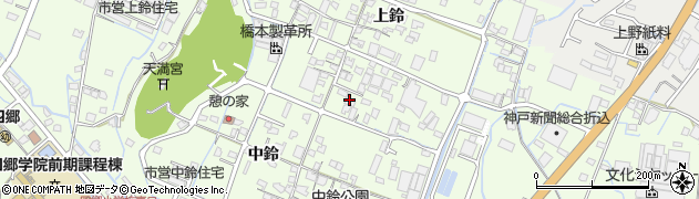 兵庫県姫路市四郷町上鈴251周辺の地図