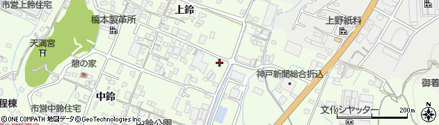兵庫県姫路市四郷町上鈴266周辺の地図