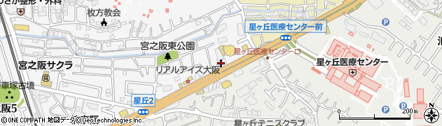 無添くら寿司 枚方宮之阪店周辺の地図