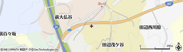 京阪バス株式会社京田辺営業所周辺の地図