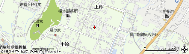 兵庫県姫路市四郷町上鈴257周辺の地図