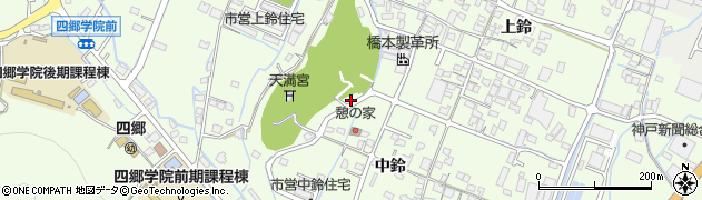 兵庫県姫路市四郷町（中鈴）周辺の地図