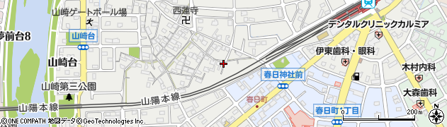 兵庫県姫路市飾磨区山崎465周辺の地図