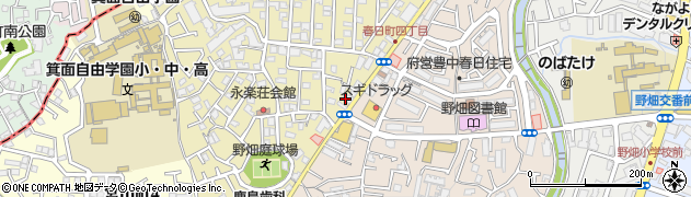 ほっかほっか亭　豊中永楽荘店周辺の地図