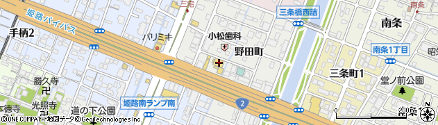 兵庫県姫路市飾磨区野田町131周辺の地図
