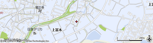 兵庫県加古川市志方町上冨木518周辺の地図