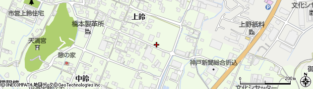兵庫県姫路市四郷町上鈴283周辺の地図