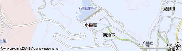 愛知県西尾市西幡豆町小田際周辺の地図