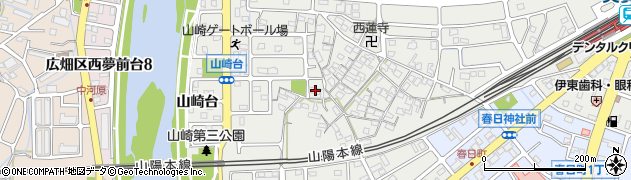 兵庫県姫路市飾磨区山崎1055周辺の地図