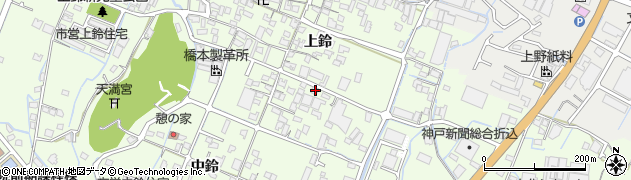 兵庫県姫路市四郷町上鈴222周辺の地図