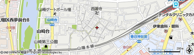 兵庫県姫路市飾磨区山崎501周辺の地図