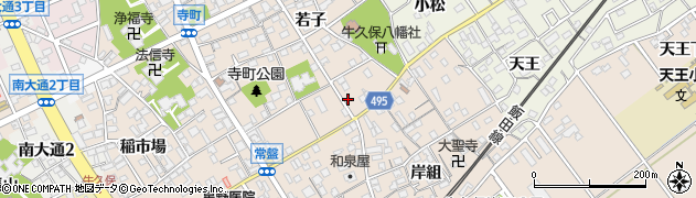 愛知県豊川市牛久保町常盤151周辺の地図