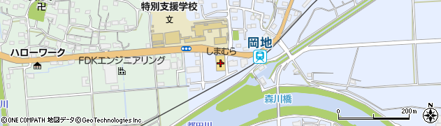 ファッションセンターしまむら細江店周辺の地図