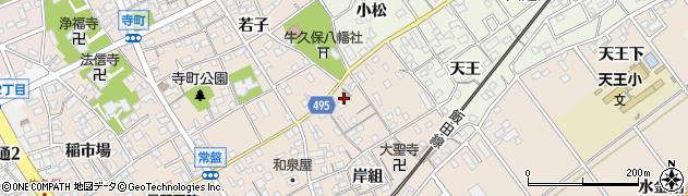 愛知県豊川市牛久保町常盤13周辺の地図