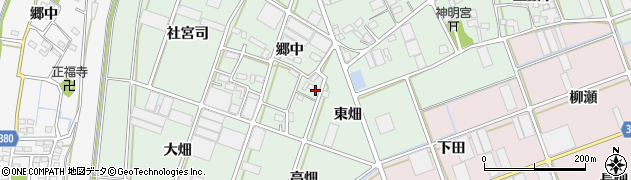 愛知県豊川市院之子町東畑11周辺の地図
