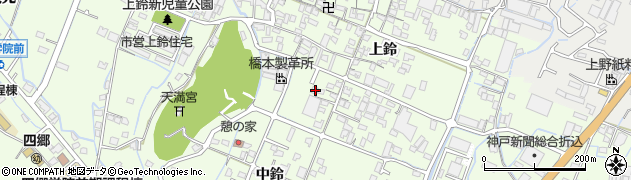 兵庫県姫路市四郷町上鈴246周辺の地図