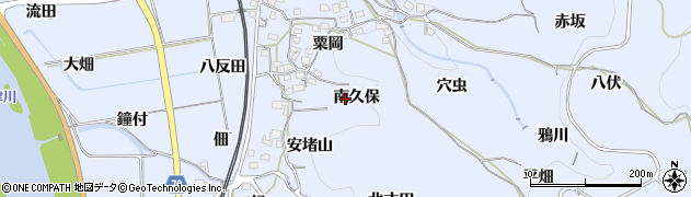 京都府井手町（綴喜郡）多賀（南久保）周辺の地図