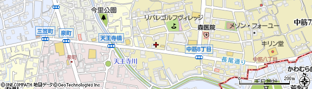 かつアンドかつ 宝塚中山店周辺の地図