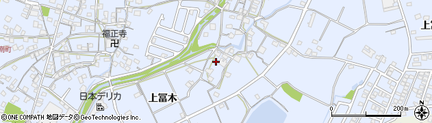 兵庫県加古川市志方町上冨木527周辺の地図