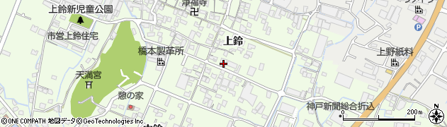 兵庫県姫路市四郷町上鈴286周辺の地図