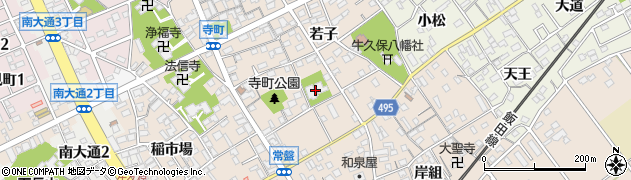 愛知県豊川市牛久保町若子19周辺の地図