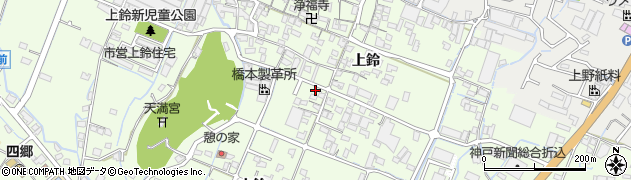 兵庫県姫路市四郷町上鈴247周辺の地図