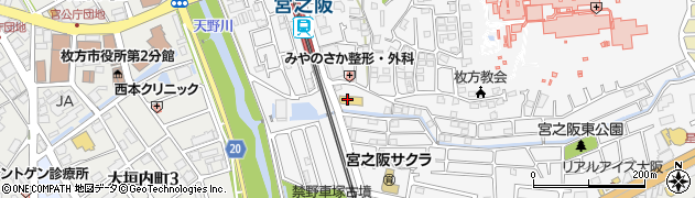 サンディ宮之阪店周辺の地図