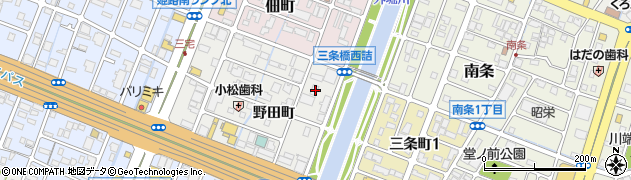 兵庫県姫路市飾磨区野田町71周辺の地図