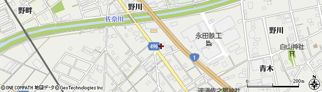 愛知県豊川市伊奈町（北山新田）周辺の地図