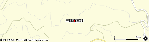 島根県浜田市三隅町室谷周辺の地図