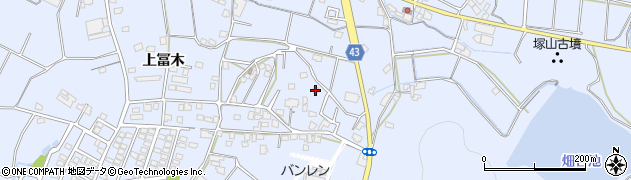 兵庫県加古川市志方町上冨木156周辺の地図