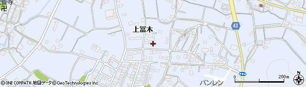 兵庫県加古川市志方町上冨木120周辺の地図