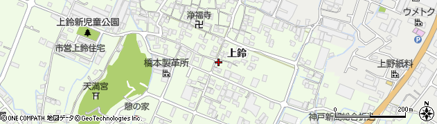 兵庫県姫路市四郷町上鈴287周辺の地図