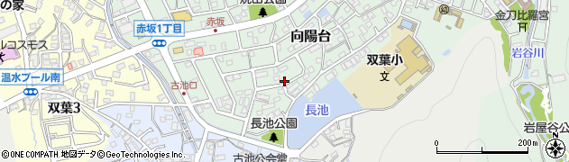 兵庫県相生市向陽台周辺の地図