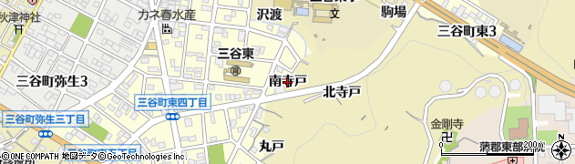 愛知県蒲郡市三谷町（南寺戸）周辺の地図