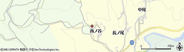 京都府和束町（相楽郡）原山（西ノ谷）周辺の地図