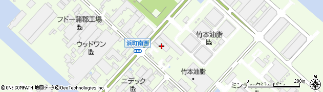 田邊工業株式会社　蒲郡工場周辺の地図