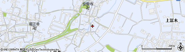 兵庫県加古川市志方町上冨木333周辺の地図