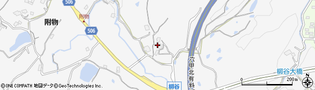 兵庫県神戸市北区八多町柳谷970周辺の地図