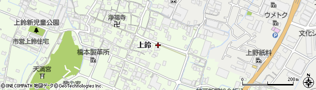 兵庫県姫路市四郷町上鈴291周辺の地図