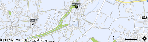 兵庫県加古川市志方町上冨木699周辺の地図