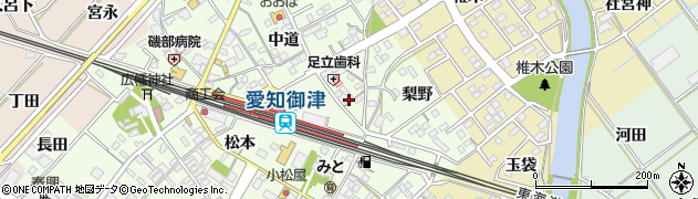 愛知県豊川市御津町西方狐塚88周辺の地図