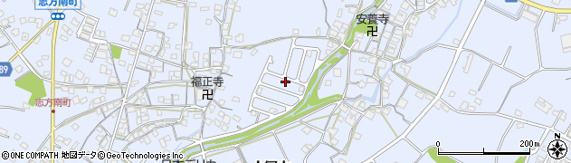 兵庫県加古川市志方町上冨木612周辺の地図