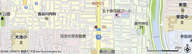 大阪府茨木市桑田町12周辺の地図