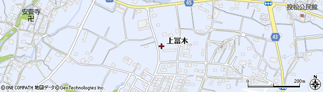 兵庫県加古川市志方町上冨木231周辺の地図